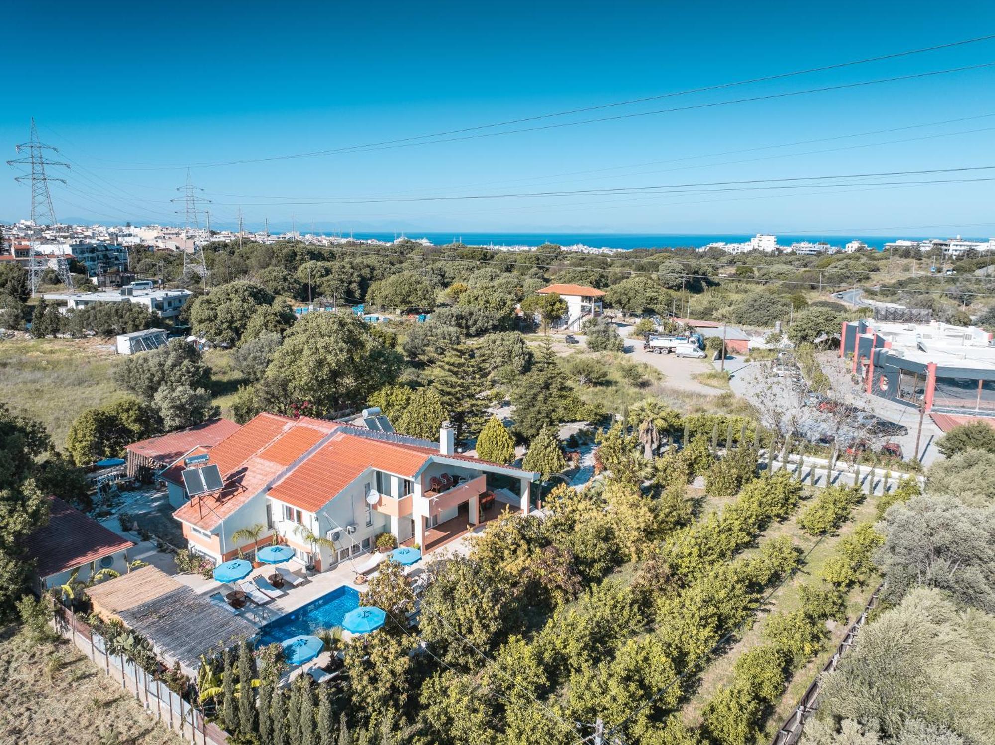 Artzy Villa Rhodes City Buitenkant foto