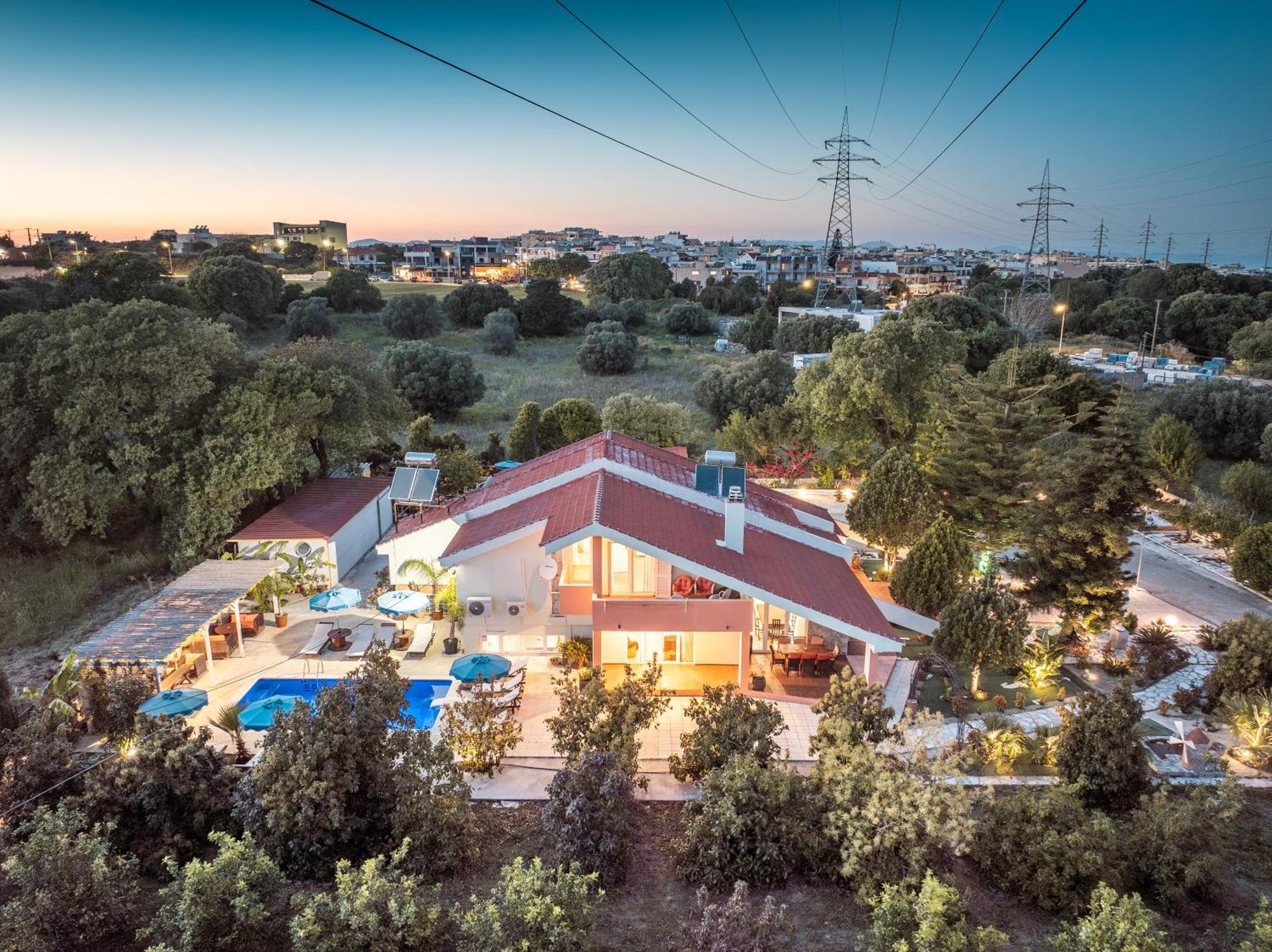 Artzy Villa Rhodes City Buitenkant foto